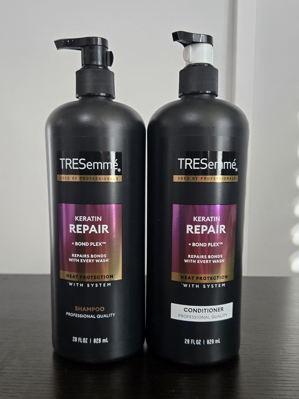 New TRESemmé Keratin Repair Shampoo & Conditioner Duo 28oz Ea